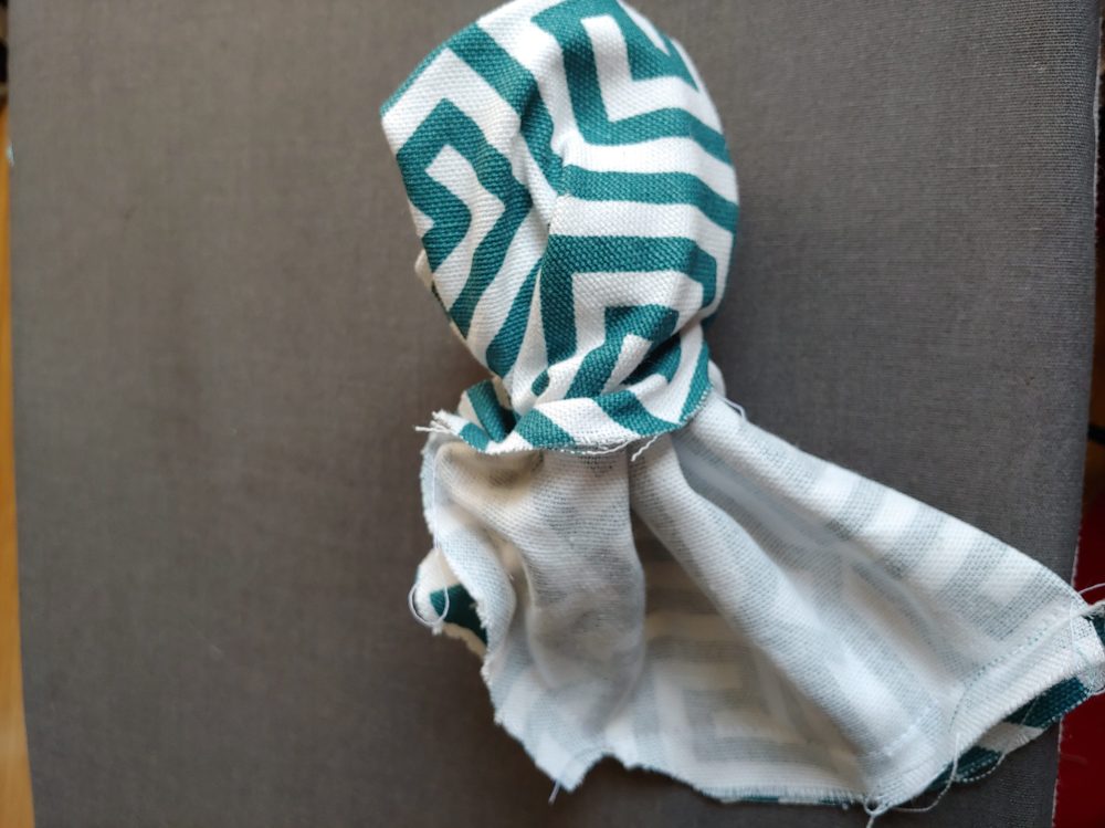 Flipping it right side out again